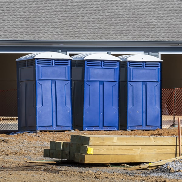 do you offer hand sanitizer dispensers inside the porta potties in Jasper Illinois